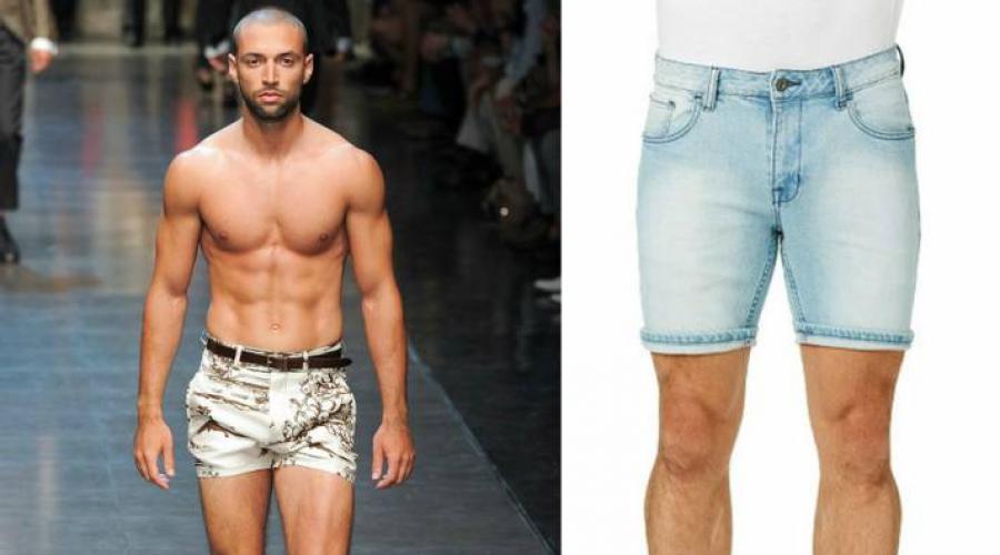 Чем носить высокие джинсовые шорты. Шорты для лета: с чем носить на пляж, а с чем – на прогулку? Джинсовые шорты для мужчин: с чем носить